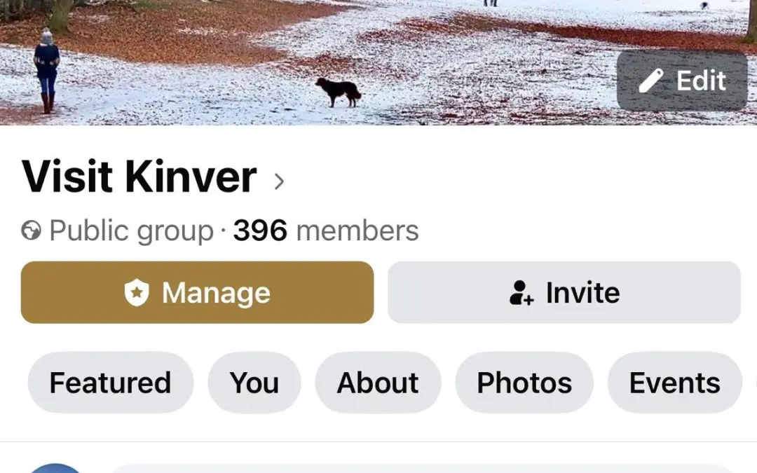 NEWS – Launch of new Visit Kinver Facebook Group